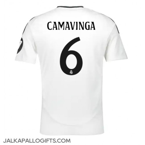 Real Madrid Eduardo Camavinga #6 Kotipaita 2024-25 Lyhythihainen